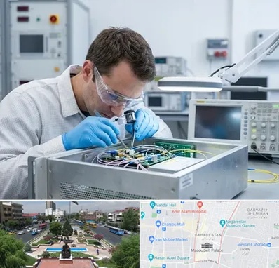 تعمیر سورس دستگاه لیزر فایبر در بهارستان 