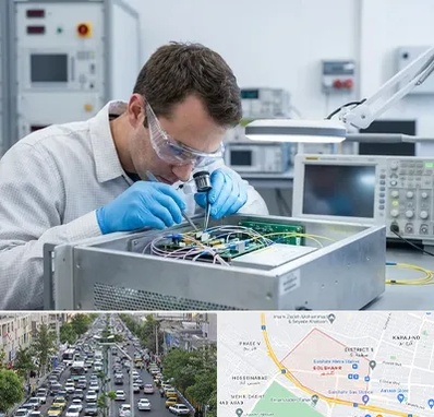 تعمیر سورس دستگاه لیزر فایبر در گلشهر کرج 