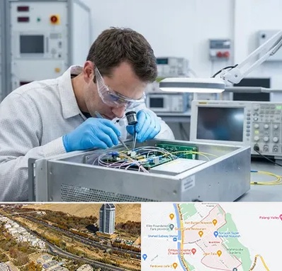 تعمیر سورس دستگاه لیزر فایبر در خیابان نیایش شیراز 