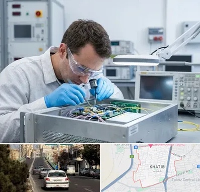 تعمیر سورس دستگاه لیزر فایبر در خطیب تبریز 