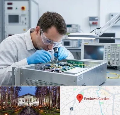 تعمیر سورس دستگاه لیزر فایبر در باغ فردوس 