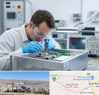 تعمیر سورس دستگاه لیزر فایبر در شهرک گلستان شیراز 