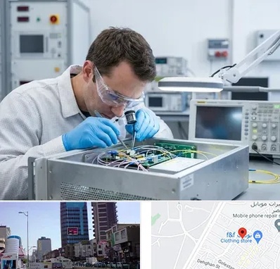 تعمیر سورس دستگاه لیزر فایبر در چهارراه طالقانی کرج 