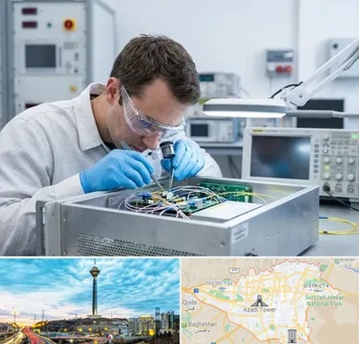 تعمیر سورس دستگاه لیزر فایبر در تهران