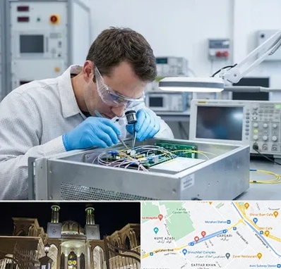 تعمیر سورس دستگاه لیزر فایبر در زرگری شیراز 