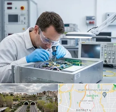 تعمیر سورس دستگاه لیزر فایبر در یوسف آباد