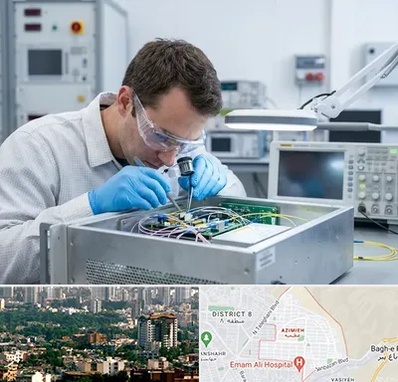 تعمیر سورس دستگاه لیزر فایبر در عظیمیه کرج 