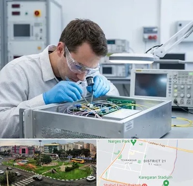 تعمیر سورس دستگاه لیزر فایبر در تهرانسر 