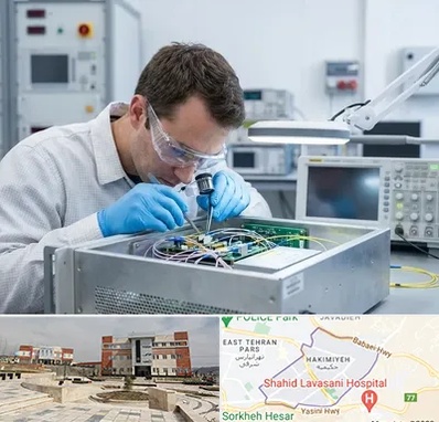 تعمیر سورس دستگاه لیزر فایبر در حکیمیه 