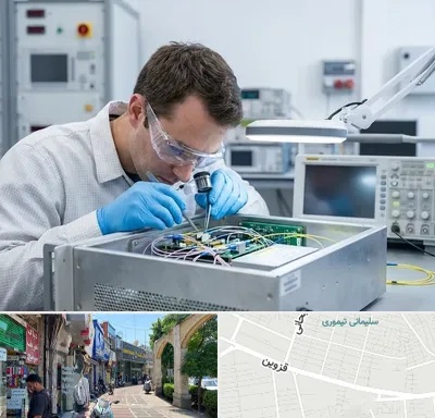 تعمیر سورس دستگاه لیزر فایبر در خیابان قزوین