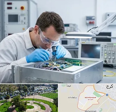 تعمیر سورس دستگاه لیزر فایبر در مهرشهر کرج 