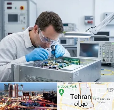 تعمیر سورس دستگاه لیزر فایبر در صادقیه 