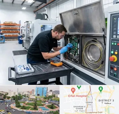 تعمیر دستگاه لیزر صنعتی در ونک 