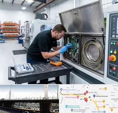 تعمیر دستگاه لیزر صنعتی در پارک وی