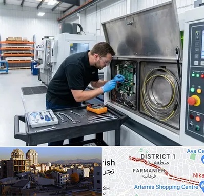 تعمیر دستگاه لیزر صنعتی در فرمانیه 