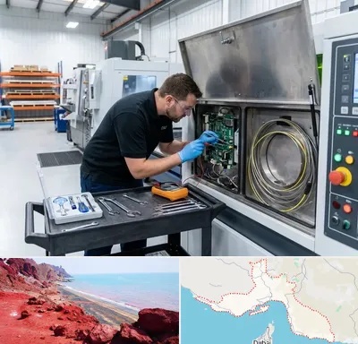 تعمیر دستگاه لیزر صنعتی در هرمزگان