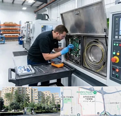 تعمیر دستگاه لیزر صنعتی در آپادانا