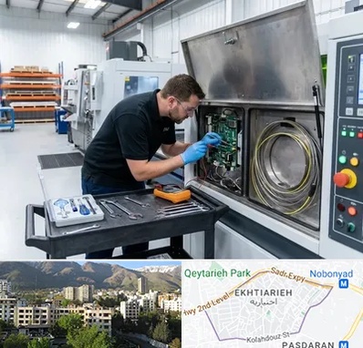 تعمیر دستگاه لیزر صنعتی در اختیاریه 