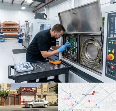 تعمیر دستگاه لیزر صنعتی در باجک قم