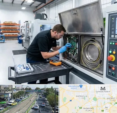 تعمیر دستگاه لیزر صنعتی در جنوب تهران 