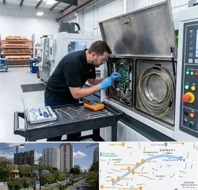 تعمیر دستگاه لیزر صنعتی در اندرزگو 