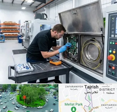 تعمیر دستگاه لیزر صنعتی در تجریش 