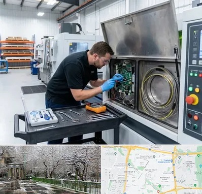 تعمیر دستگاه لیزر صنعتی در باغ فیض