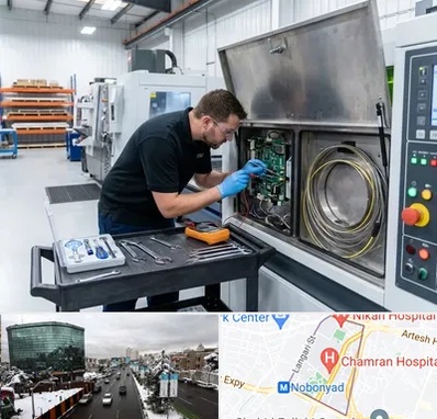 تعمیر دستگاه لیزر صنعتی در اقدسیه 