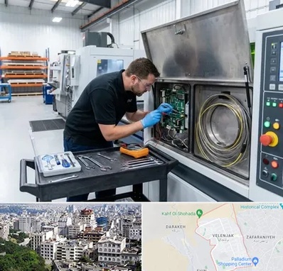 تعمیر دستگاه لیزر صنعتی در ولنجک