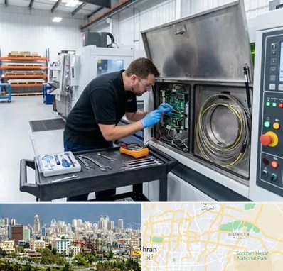 تعمیر دستگاه لیزر صنعتی در شرق تهران 