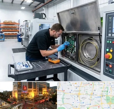 تعمیر دستگاه لیزر صنعتی در جنت آباد تهران 