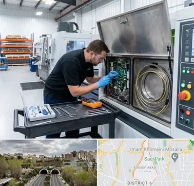 تعمیر دستگاه لیزر صنعتی در یوسف آباد