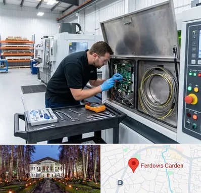 تعمیر دستگاه لیزر صنعتی در باغ فردوس 