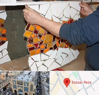آموزشگاه کاشی شکسته در بازار رضا مشهد