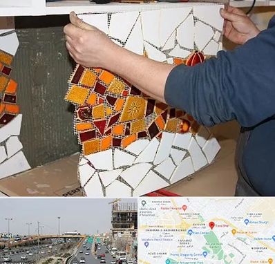 آموزشگاه کاشی شکسته در بلوار توس مشهد