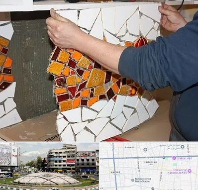 آموزشگاه کاشی شکسته در مرکز تهران