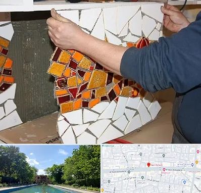 آموزشگاه کاشی شکسته در هشت بهشت اصفهان