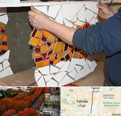 آموزشگاه کاشی شکسته در ولیعصر