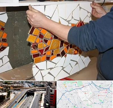 آموزشگاه کاشی شکسته در ستارخان شیراز