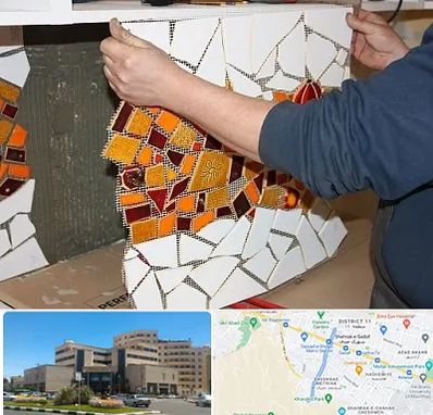 آموزشگاه کاشی شکسته در صیاد شیرازی مشهد