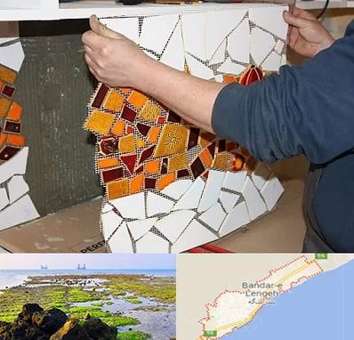 آموزشگاه کاشی شکسته در بندرلنگه