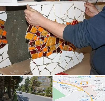 آموزشگاه کاشی شکسته در مهرویلا کرج