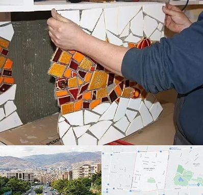 آموزشگاه کاشی شکسته در خانی آباد