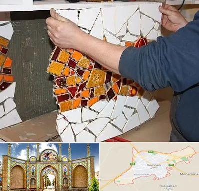 آموزشگاه کاشی شکسته در سمنان