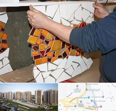 آموزشگاه کاشی شکسته در المپیک