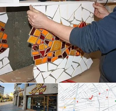 آموزشگاه کاشی شکسته در عطاران قم