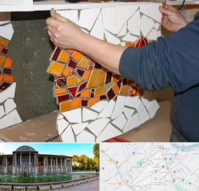 آموزشگاه کاشی شکسته در عفیف آباد شیراز