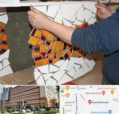 آموزشگاه کاشی شکسته در سهروردی