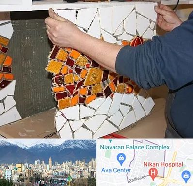 آموزشگاه کاشی شکسته در آجودانیه