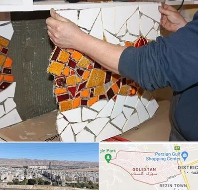 آموزشگاه کاشی شکسته در شهرک گلستان شیراز